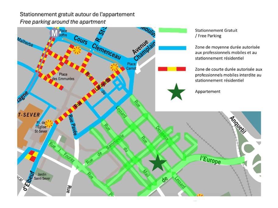 Appartement Renove Rouen Kültér fotó